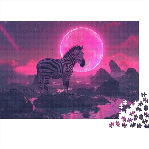 Puzzles 300 Teile Für Erwachsene Zebra 300-teiliges Puzzle Lernspiele Heimdekorationspuzzle 300pcs (40x28cm) von CPXSEMAZA