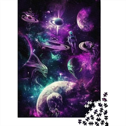 Puzzles 500 Teile Für Erwachsene Alien 500-teilige Puzzles Für Erwachsene 500pcs (52x38cm) von CPXSEMAZA