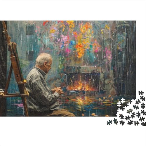 Puzzles 500 Teile Für Erwachsene Art Oil Painting 500-teiliges Puzzle Lernspiele Heimdekorationspuzzle 500pcs (52x38cm) von CPXSEMAZA