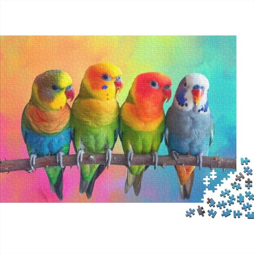 Puzzles 500 Teile Für Erwachsene Colourful Parrot Puzzle Lernspiele Heimdekoration Puzzle 500pcs (52x38cm) von CPXSEMAZA