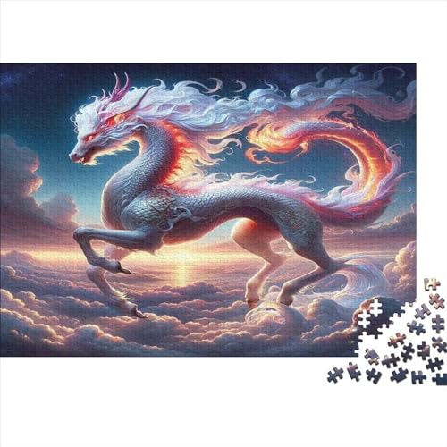 Puzzles 500 Teile Für Erwachsene Dragon 500-teilige Puzzles, Einzigartige Heimdekoration Und Geschenke 500pcs (52x38cm) von CPXSEMAZA