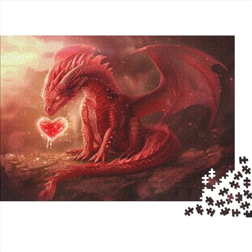 Puzzles 500 Teile Für Erwachsene Dragon 500-teiliges Puzzle Lernspiele Heimdekorationspuzzle 500pcs (52x38cm) von CPXSEMAZA