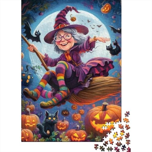 Puzzles 500 Teile Für Erwachsene Happy Halloween Puzzles 500 Teile Familien-Puzzlespielzeug 500pcs (52x38cm) von CPXSEMAZA