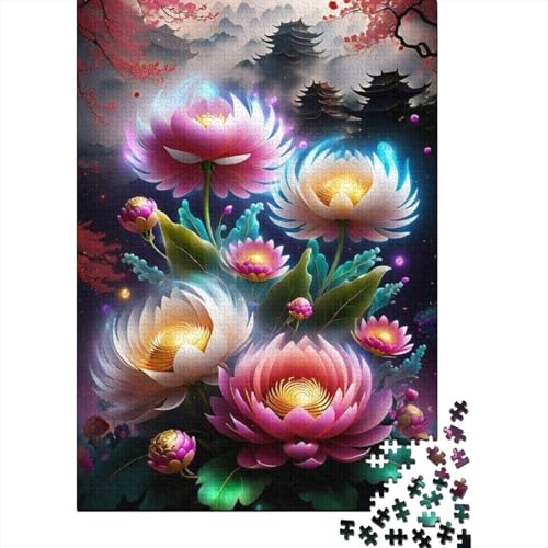 Puzzles 500 Teile Für Erwachsene Lotus 500-teilige Puzzles, Einzigartige Heimdekoration Und Geschenke 500pcs (52x38cm) von CPXSEMAZA