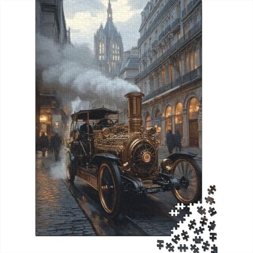 Puzzles 500 Teile Für Erwachsene Retro Steam Car 500-teiliges Puzzle Impossible Puzzle. 500pcs (52x38cm) von CPXSEMAZA