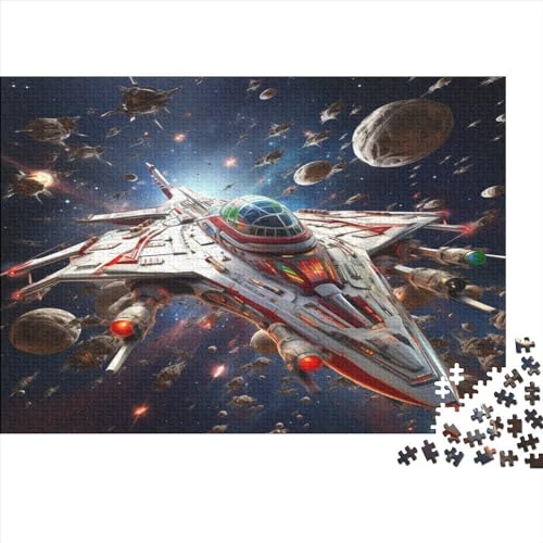 Puzzles 500 Teile Für Erwachsene Space Ship 500-teiliges Puzzle Lernspiele Heimdekorationspuzzle 500pcs (52x38cm) von CPXSEMAZA