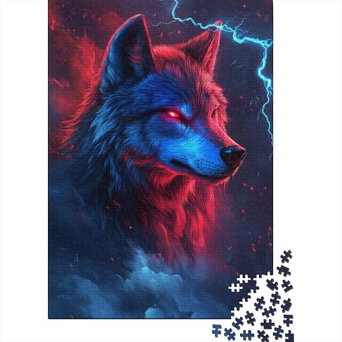 Puzzles 500 Teile Für Erwachsene Wolf Puzzle Mit 500 Teilen. Anspruchsvolles Spiel 500pcs (52x38cm) von CPXSEMAZA