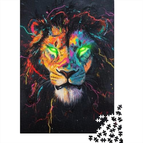 Puzzles Für Erwachsene 1000 Lion 1000-teiliges Puzzle „Impossible Puzzle. 1000pcs (75x50cm) von CPXSEMAZA