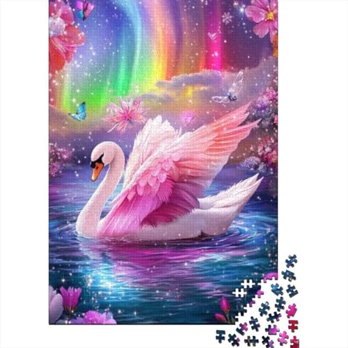 Puzzles Für Erwachsene 1000 Teile Beautiful Swan Puzzle 1000 Teile Komplexe Puzzles Für Erwachsene 1000pcs (75x50cm) von CPXSEMAZA