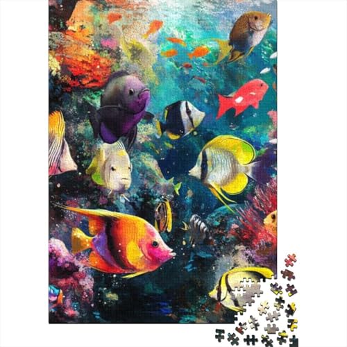 Puzzles Für Erwachsene 1000 Teile Colorful Fish Puzzle 1000 Teile Einzigartige Heimdekoration Und Geschenke 1000pcs (75x50cm) von CPXSEMAZA