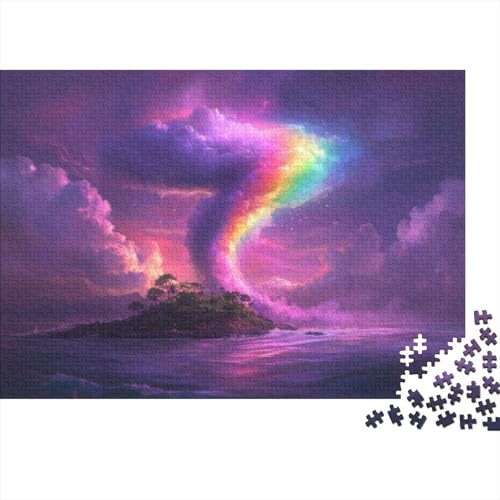 Puzzles Für Erwachsene 1000 Teile Colorful Storm Puzzles 1000 Teile Impossible Puzzle 1000pcs (75x50cm) von CPXSEMAZA