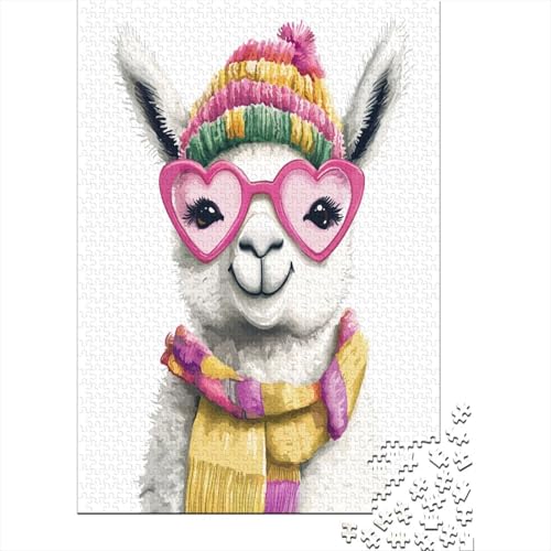 Puzzles Für Erwachsene 1000 Teile Cute Alpaca Puzzle 1000 Teile Anspruchsvolles Spiel 1000pcs (75x50cm) von CPXSEMAZA