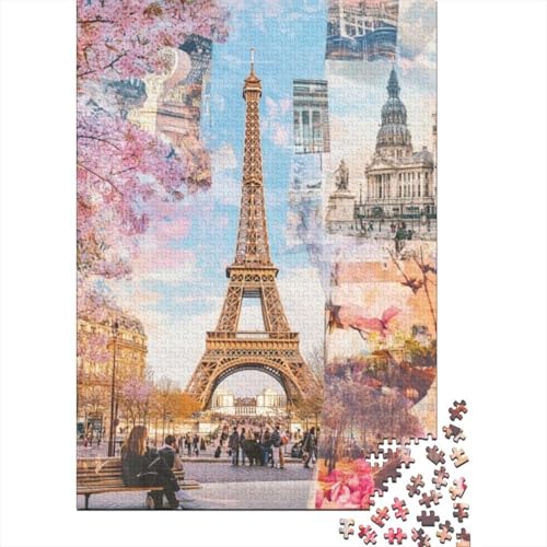 Puzzles Für Erwachsene 1000 Teile Eiffel Tower 1000-teilige Puzzles, Lernspiele Für Erwachsene 1000pcs (75x50cm) von CPXSEMAZA