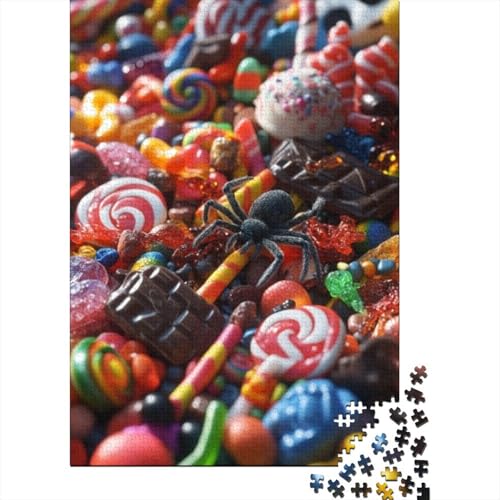 Puzzles Für Erwachsene 1000 Teile Halloween Candy Puzzles 1000 Teile Impossible Puzzle 1000pcs (75x50cm) von CPXSEMAZA