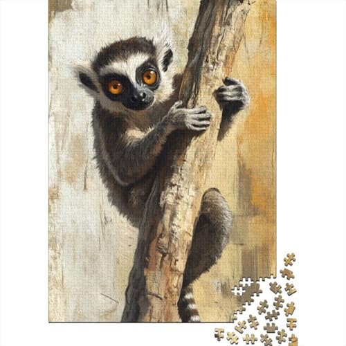 Puzzles Für Erwachsene 1000 Teile Lemur Puzzle 1000 Teile Impossible Puzzle 1000pcs (75x50cm) von CPXSEMAZA