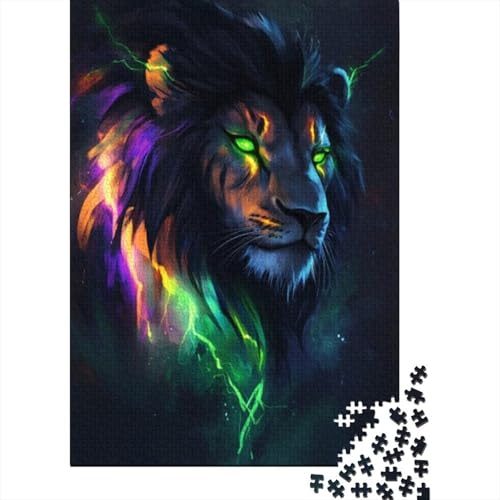 Puzzles Für Erwachsene 1000 Teile Lion 1000-teiliges Puzzle Für Erwachsene, Lernspiele 1000pcs (75x50cm) von CPXSEMAZA