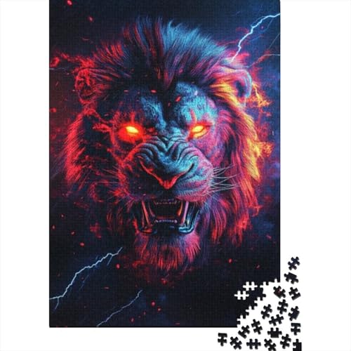 Puzzles Für Erwachsene 1000 Teile Lion 1000-teiliges Puzzle Impossible Puzzle 1000pcs (75x50cm) von CPXSEMAZA