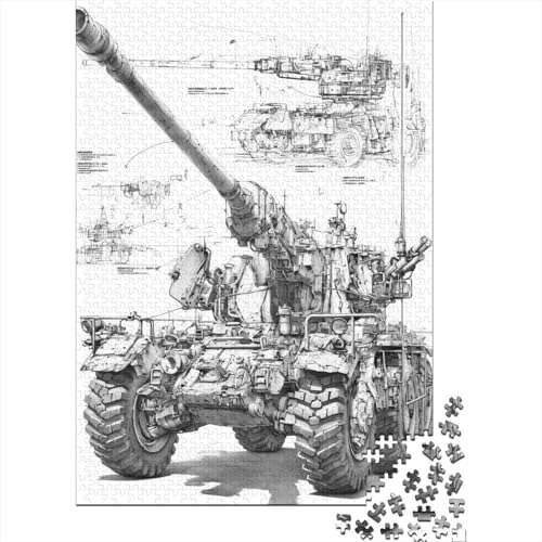 Puzzles Für Erwachsene 1000 Teile Military Theme Puzzle 1000 Teile Anspruchsvolles Spiel 1000pcs (75x50cm) von CPXSEMAZA