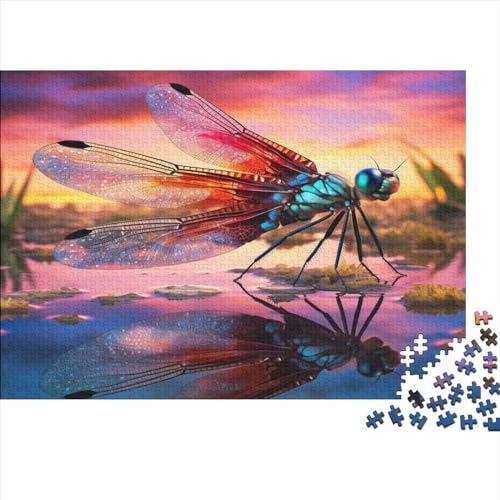 Puzzles Für Erwachsene 1000 Teile Puzzle Für Erwachsene 1000 Teile Puzzle 1000 Teile - Colorful Dragonfly Puzzles Lernspiele 1000pcs (75x50cm) von CPXSEMAZA