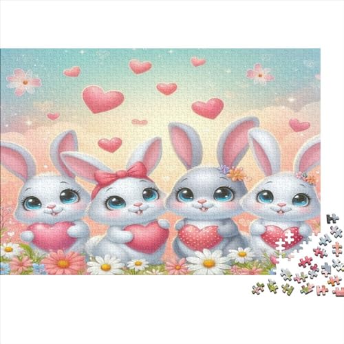 Puzzles Für Erwachsene 1000 Teile Puzzle Für Erwachsene 1000 Teile Puzzle 1000 Teile - Cute Little Bunny Puzzles Lernspiele 1000pcs (75x50cm) von CPXSEMAZA