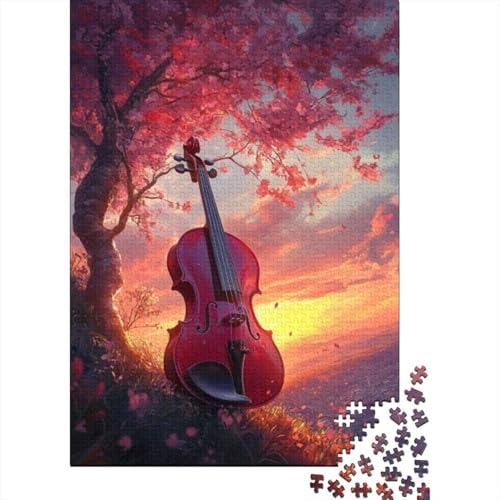 Puzzles Für Erwachsene 1000 Teile Violin Puzzle 1000 Teile Lernspiele Für Erwachsene 1000pcs (75x50cm) von CPXSEMAZA