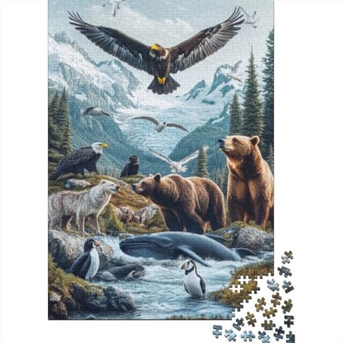 Puzzles Für Erwachsene 1000 Teile Wild Animals 1000-teiliges Puzzle Für Erwachsene, Lernspiele 1000pcs (75x50cm) von CPXSEMAZA