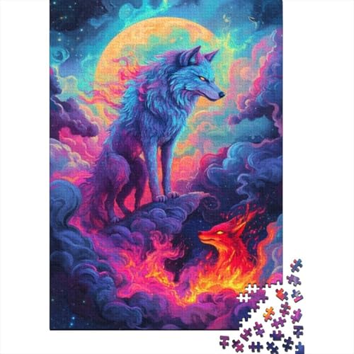 Puzzles Für Erwachsene 1000 Wolf Puzzle 1000 Teile Lernspiele Für Erwachsene 1000pcs (75x50cm) von CPXSEMAZA