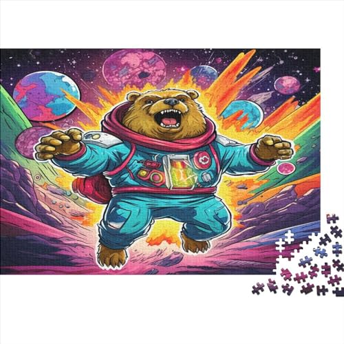 Puzzles Für Erwachsene 1000-teilige Puzzles Für Erwachsene Cute Bear Puzzles Für Erwachsene Und Kinder, Lernspiele, Heimdekoration, Buntes Puzzle 1000pcs (75x50cm) von CPXSEMAZA