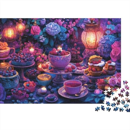 Puzzles Für Erwachsene 300 Cake Dinner Puzzle 300 Teile Lernspiele Für Erwachsene 300pcs (40x28cm) von CPXSEMAZA