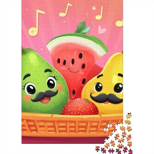 Puzzles Für Erwachsene 300 Cartoon Fruit Puzzle 300 Teile Lernspiele Für Erwachsene 300pcs (40x28cm) von CPXSEMAZA