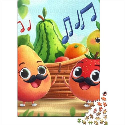 Puzzles Für Erwachsene 300 Cartoon Fruit Puzzles 300 Teile Anspruchsvolles Spiel 300pcs (40x28cm) von CPXSEMAZA