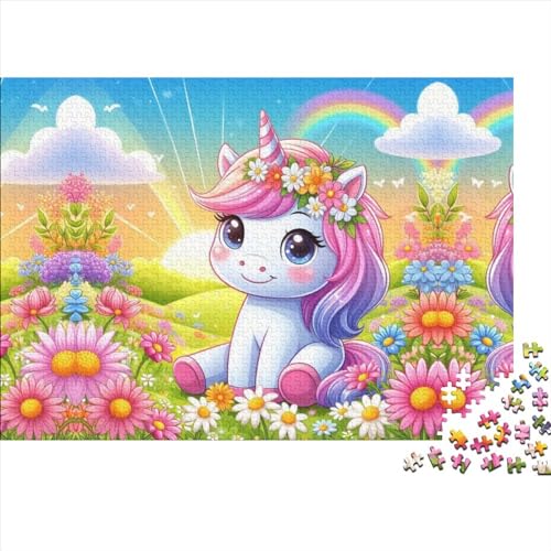 Puzzles Für Erwachsene 300 Cute Unicorn Puzzle 300 Teile Lernspiele Für Erwachsene 300pcs (40x28cm) von CPXSEMAZA