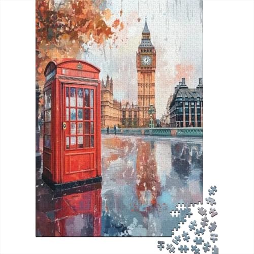 Puzzles Für Erwachsene 300 London Streets Puzzle 300 Teile Lernspiele Für Erwachsene 300pcs (40x28cm) von CPXSEMAZA