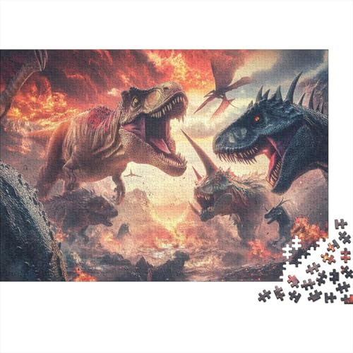 Puzzles Für Erwachsene 300 Puzzles Dinosaur 300-teilige Puzzles Für Erwachsene 300pcs (40x28cm) von CPXSEMAZA