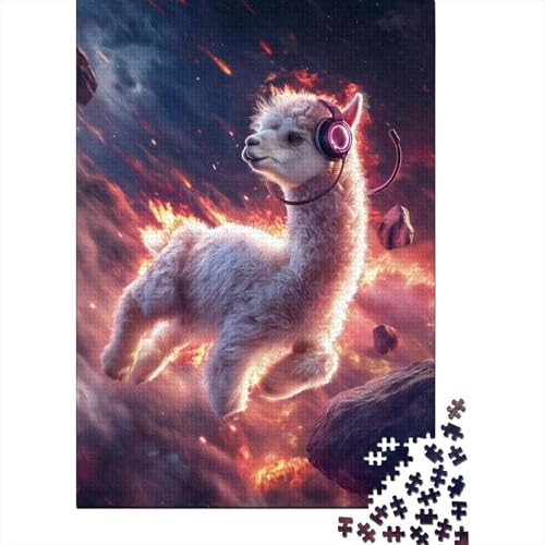 Puzzles Für Erwachsene 300 Teile Alpaca Puzzle 300 Teile Anspruchsvolles Spiel 300pcs (40x28cm) von CPXSEMAZA