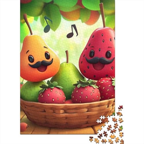 Puzzles Für Erwachsene 300 Teile Cartoon Fruit Puzzle 300 Teile Anspruchsvolles Spiel 300pcs (40x28cm) von CPXSEMAZA