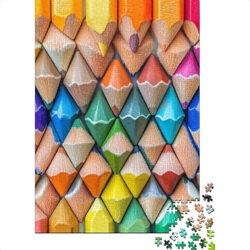 Puzzles Für Erwachsene 300 Teile Colored Pen Puzzle 300 Teile Anspruchsvolles Spiel 300pcs (40x28cm) von CPXSEMAZA