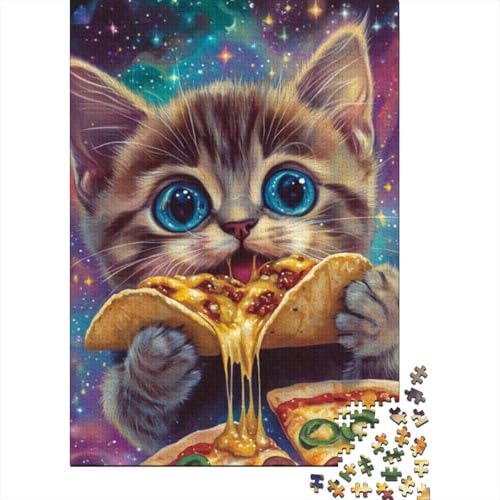 Puzzles Für Erwachsene 300 Teile Cute Kitten 300-teilige Puzzles, Familienpuzzlespielzeug 300pcs (40x28cm) von CPXSEMAZA