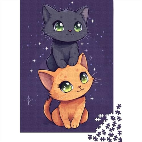 Puzzles Für Erwachsene 300 Teile Cute Kitten Puzzle 300 Teile Anspruchsvolles Spiel 300pcs (40x28cm) von CPXSEMAZA