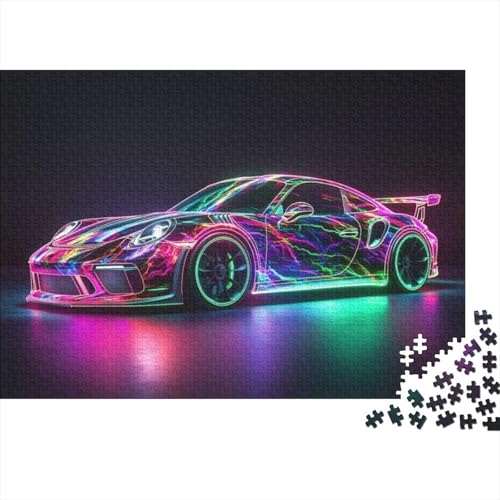 Puzzles Für Erwachsene 300 Teile GT Sports Car Puzzle 300 Teile Anspruchsvolles Spiel 300pcs (40x28cm) von CPXSEMAZA