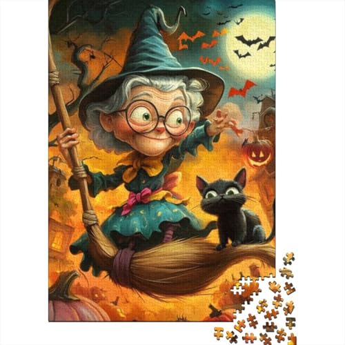 Puzzles Für Erwachsene 300 Teile Happy Halloween Puzzle 300 Teile Anspruchsvolles Spiel 300pcs (40x28cm) von CPXSEMAZA