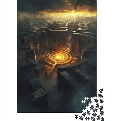 Puzzles Für Erwachsene 300 Teile Labyrinth Puzzle 300 Teile Anspruchsvolles Spiel 300pcs (40x28cm) von CPXSEMAZA