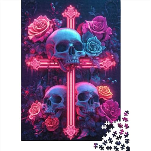 Puzzles Für Erwachsene 300 Teile Skeleton 300-teilige Puzzles, Lernspiele Für Erwachsene 300pcs (40x28cm) von CPXSEMAZA