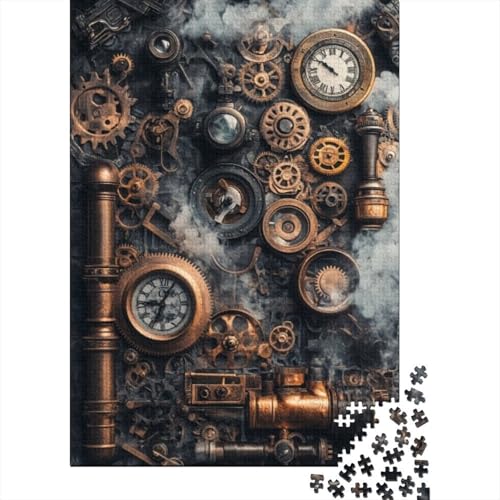 Puzzles Für Erwachsene 300 Teile Steam Machine Puzzle 300 Teile Anspruchsvolles Spiel 300pcs (40x28cm) von CPXSEMAZA