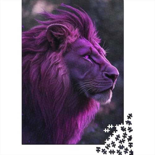 Puzzles Für Erwachsene 500 Lion Puzzle 500 Teile Stressabbauende Puzzles 500pcs (52x38cm) von CPXSEMAZA