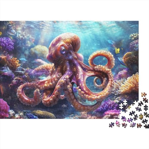 Puzzles Für Erwachsene 500 Puzzles Octopus 500-teilige Puzzles Für Erwachsene 500pcs (52x38cm) von CPXSEMAZA