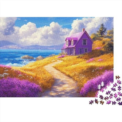 Puzzles Für Erwachsene 500 Teile Beach House Puzzle Als Geschenk Für Erwachsene 500pcs (52x38cm) von CPXSEMAZA