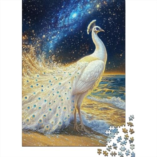 Puzzles Für Erwachsene 500 Teile Beautiful Peacock 500-teilige Puzzles, Herausfordernde Puzzles Für Erwachsene 500pcs (52x38cm) von CPXSEMAZA