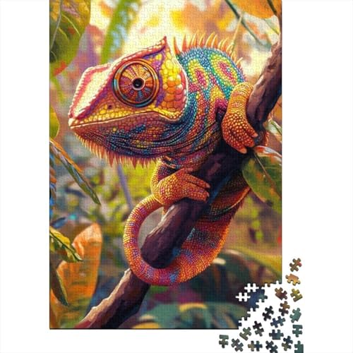 Puzzles Für Erwachsene 500 Teile Chameleon Puzzle 500 Teile Impossible Puzzle 500pcs (52x38cm) von CPXSEMAZA