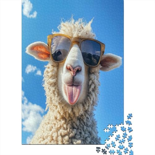 Puzzles Für Erwachsene 500 Teile Cute Alpaca Puzzle 500 Teile Anspruchsvolles Spiel 500pcs (52x38cm) von CPXSEMAZA